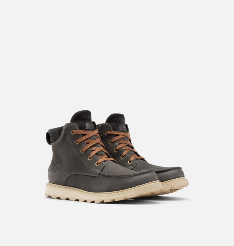 Sorel Erkek Madson™ Ii Moc Toe - Kısa Bot Koyu Gri - 897-GBJLFH